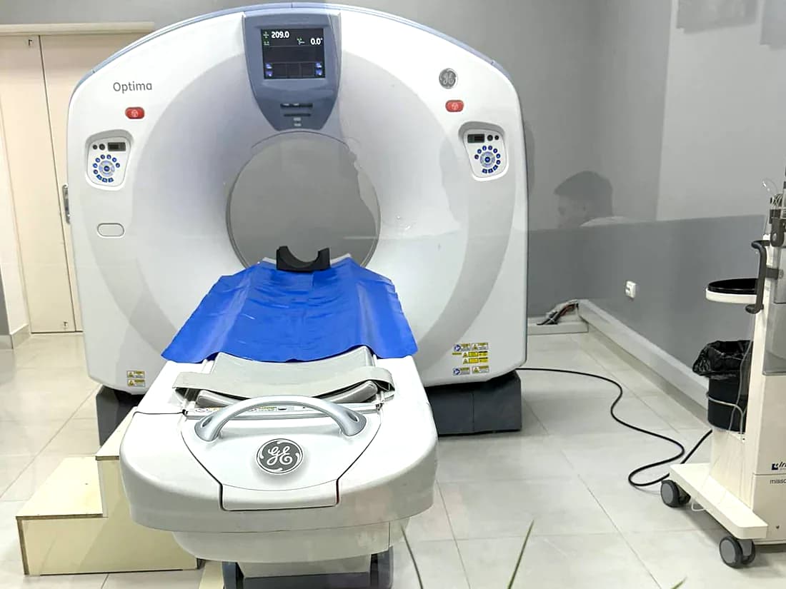 GE Optima MSKT apparati — ProMed klinikasi